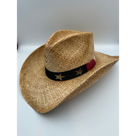 Charlie 1 Horse Stars and Stripes Fashion Hat Sz Small NWT Western USA Cowboy - Picture 5 of 16